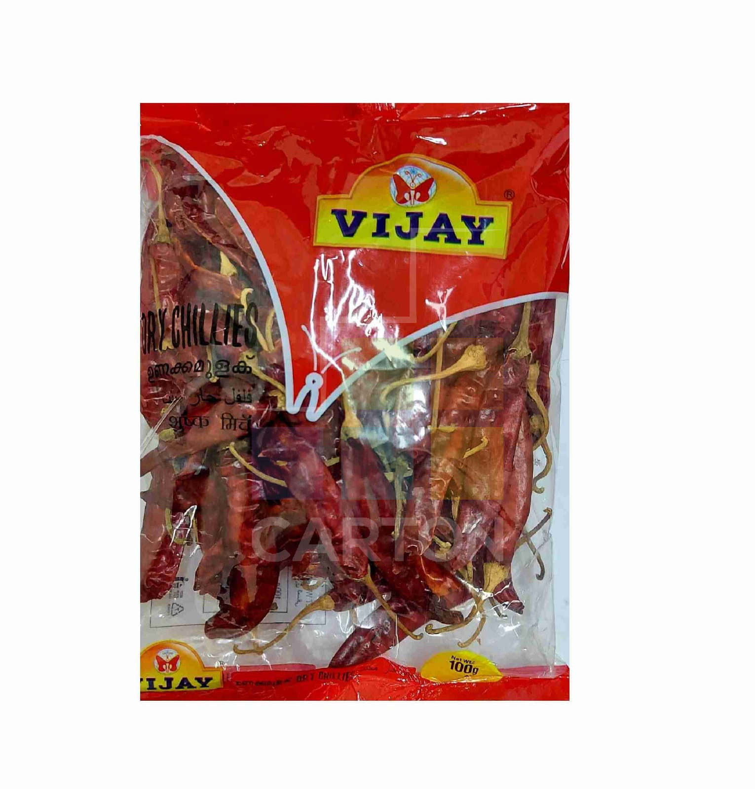 Vijay Dry Red Chilli Long 100gm